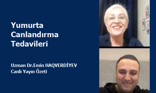 Yumurta Canlandırma Tedavileri. Dr. Emin Haqverdiyev