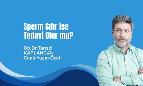 Sperm Sıfır ise Tedavi Olur mu? Op.Dr.Tansel Kaplancan