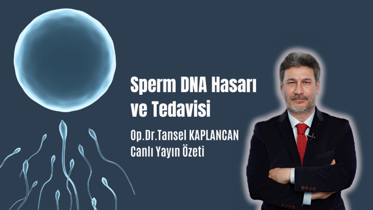 Sperm DNA Hasarı ve Tedavisi. Op.Dr.Tansel KAPLANCAN
