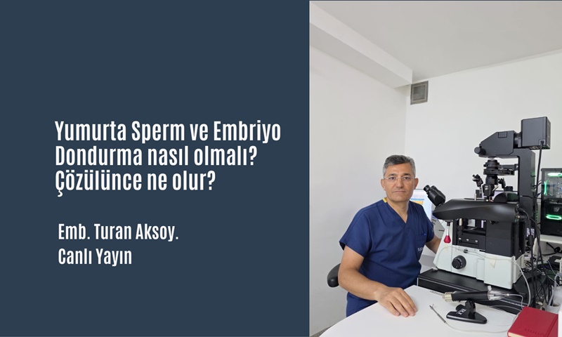 Yumurta, Sperm ve Embriyo Dondurma